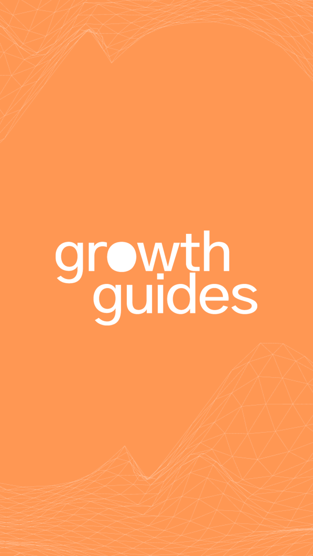 Growth Guides — Variante vertical naranja