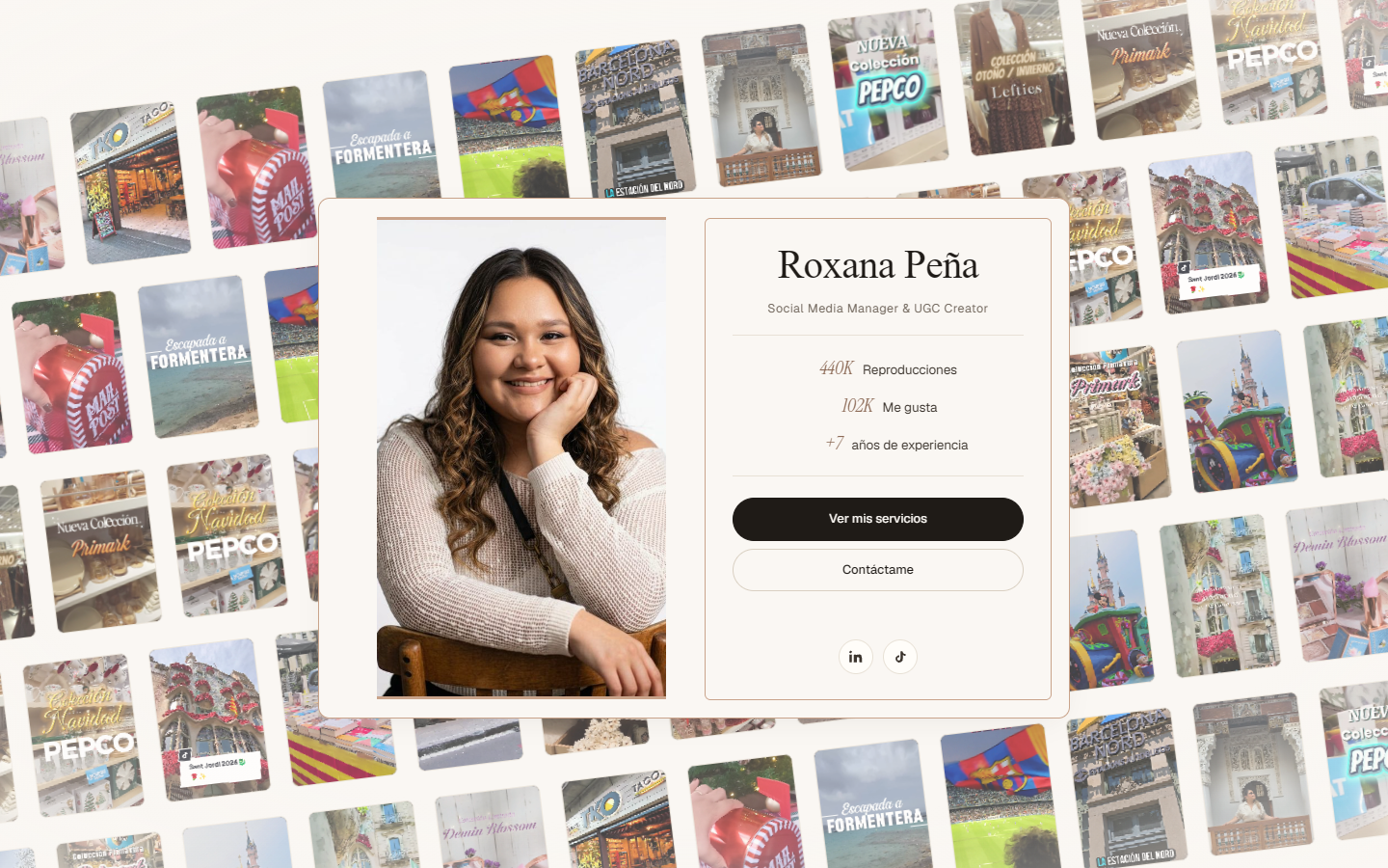 Roxana Peña — Servicios